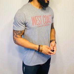 Old Navy T-Shirt w/ Print, Size M, Color: Gray